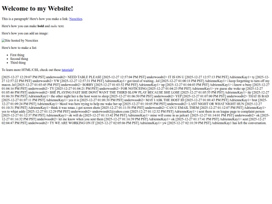 index screenshot