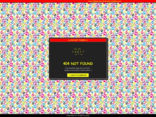 not_found screenshot
