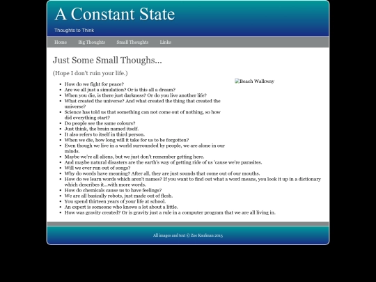 SmallThoughts screenshot