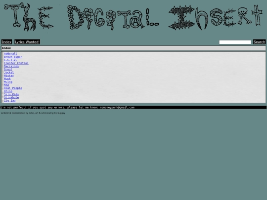 index screenshot