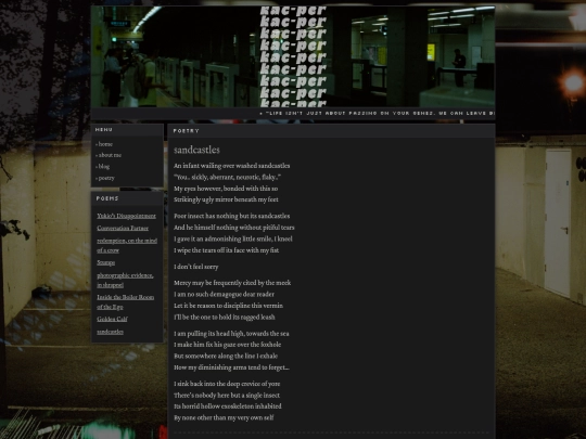 poetry screenshot