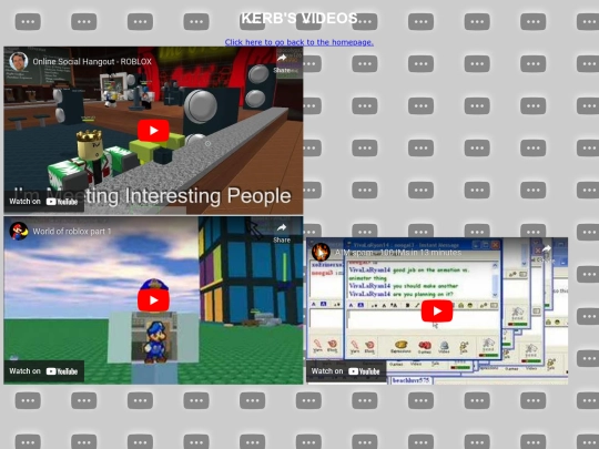 videos screenshot