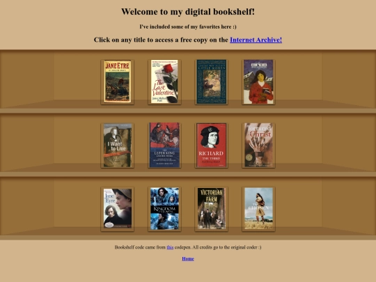 bookshelf screenshot