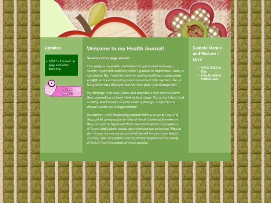 healthjournal screenshot