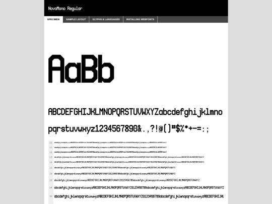 Attachments/Fonts/webfontkit-20220926-181727/novamono-demo screenshot