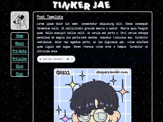 Pages/Archive/PostTemplate screenshot