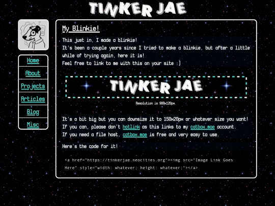 Pages/Archive/TinkerJaeBlinkie screenshot