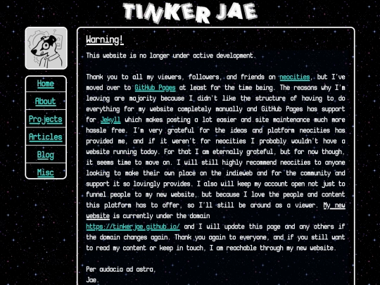 index screenshot