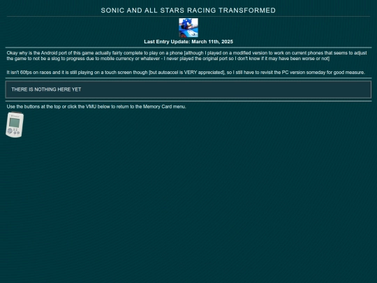 rw/memcard/1/sonicasr2 screenshot