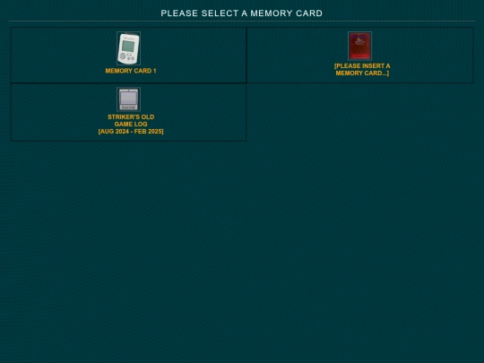 rw/memcard screenshot