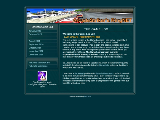 v2/old-gamelog screenshot