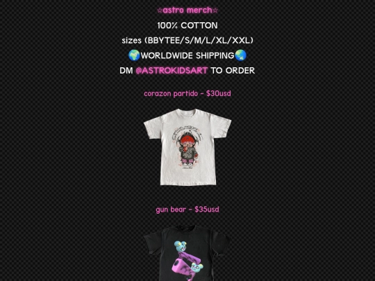 merch screenshot