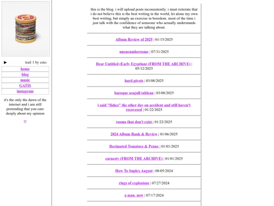blog screenshot