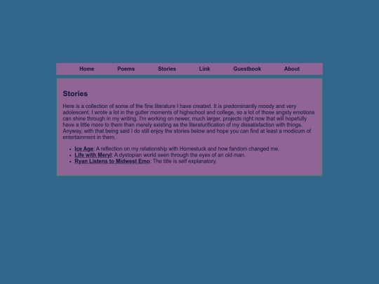 Stories screenshot