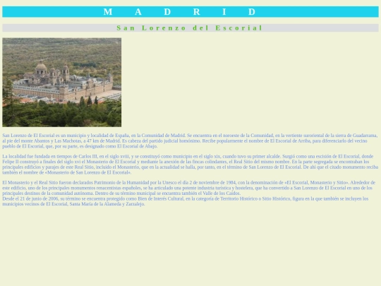 oncep/madrid screenshot