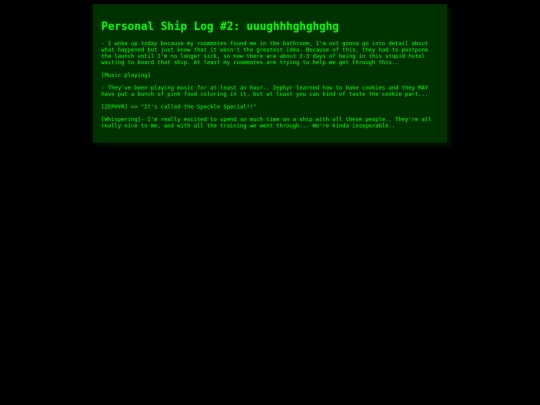 SHIPLOG-LAUNCHDAY-1 screenshot