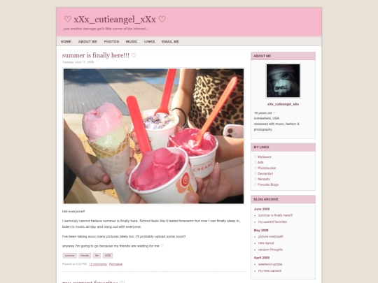 blogspot screenshot