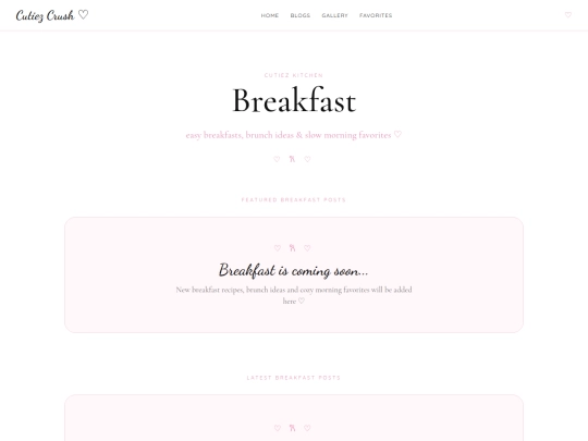 breakfast screenshot