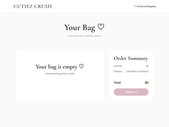 cart screenshot