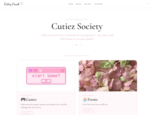 cutiezsociety screenshot