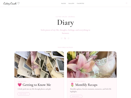 diaryy screenshot