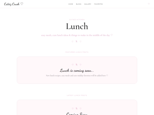 lunch screenshot