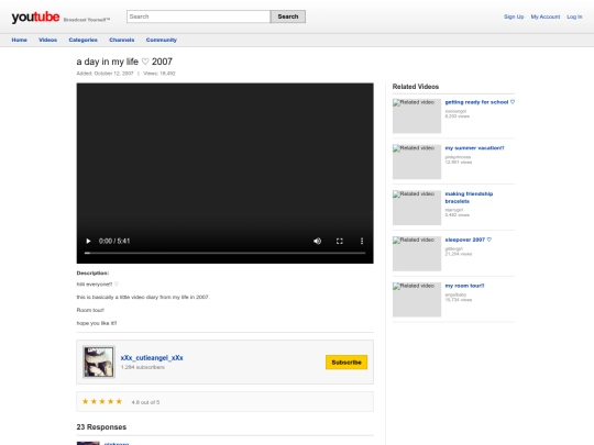 oldyoutube screenshot