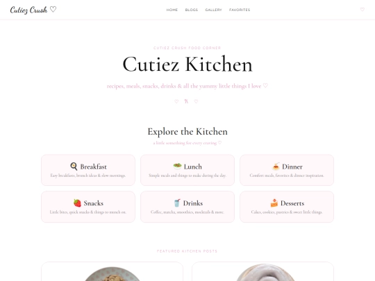 recipes screenshot