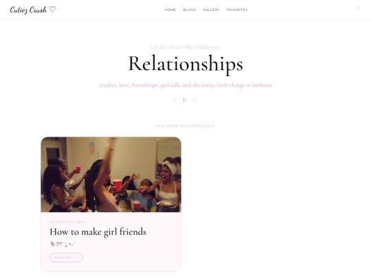 relationshipss screenshot
