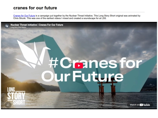html/tab-audio/cranesforourfuture screenshot