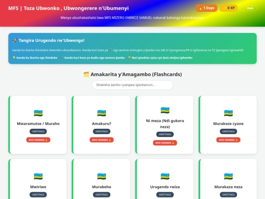 igaibyubwengenubushakashatsibwamifasa screenshot