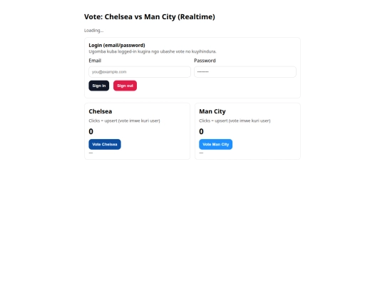 kickoffpolls screenshot