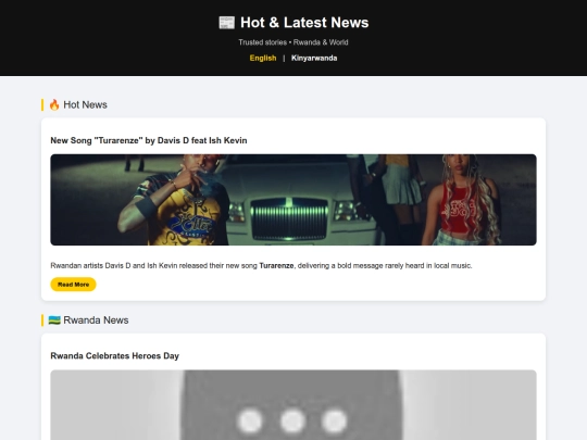 news-amp screenshot