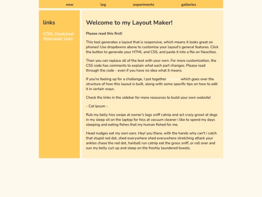 log screenshot