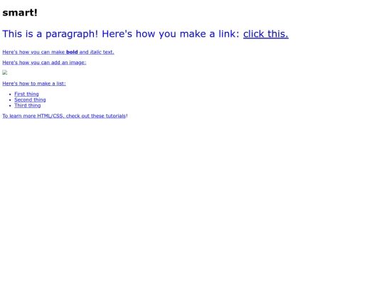 index screenshot