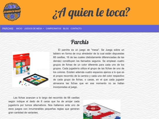 web/juegos/parchis screenshot