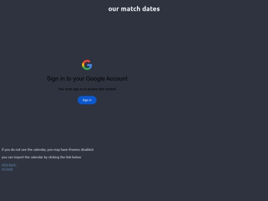 pages/matchdates screenshot