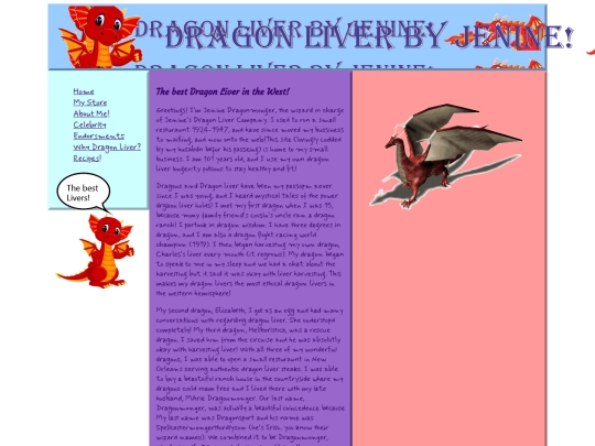 Jenine/about screenshot