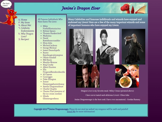 Jenine/celebrities screenshot
