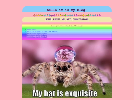 blog screenshot