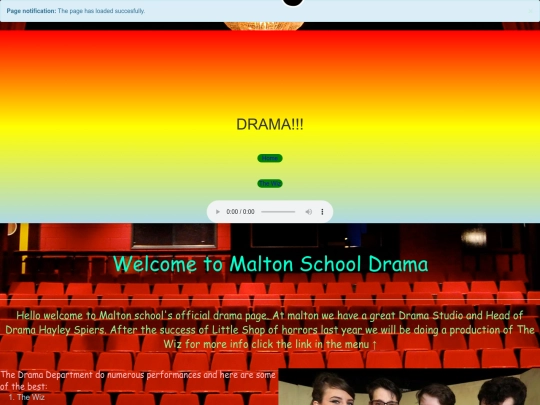 Page1 screenshot