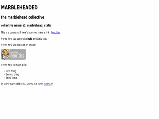 index screenshot