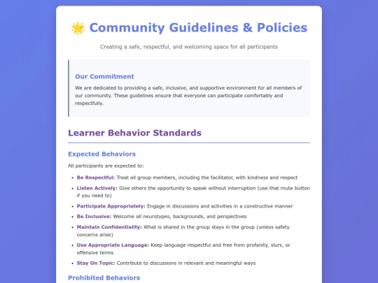 community-guidelines screenshot