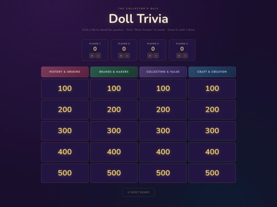 dolltrivia screenshot