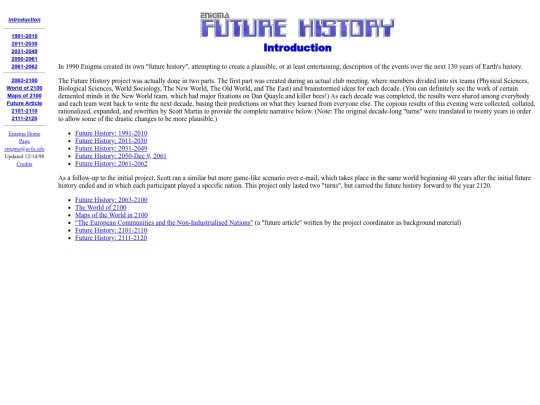 Enigma screenshot