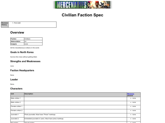 Games/mercs/mercs1/spec_faction_civ screenshot
