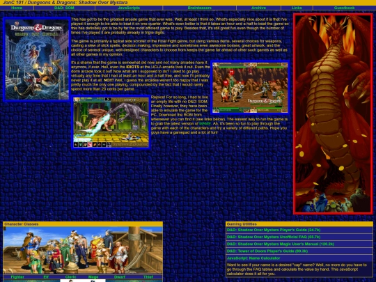Games/mystara/jonc screenshot