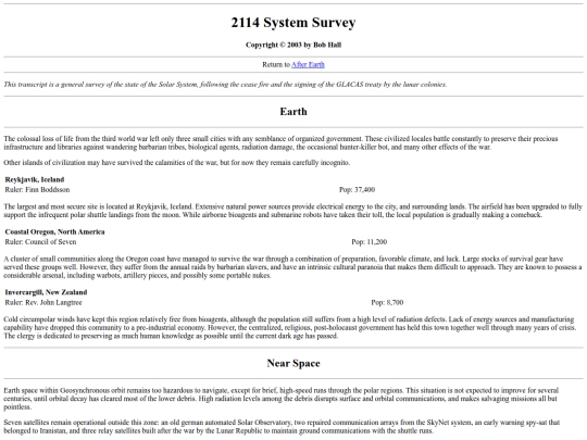 ae/survey screenshot