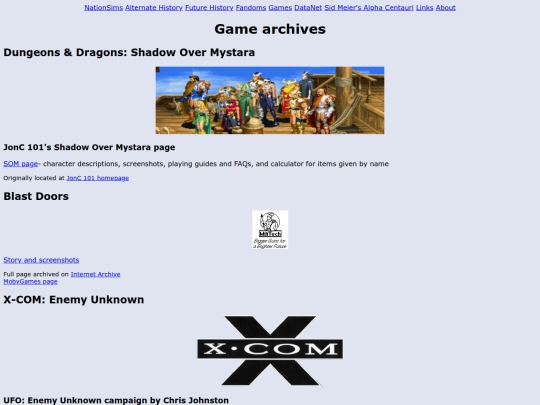 games screenshot