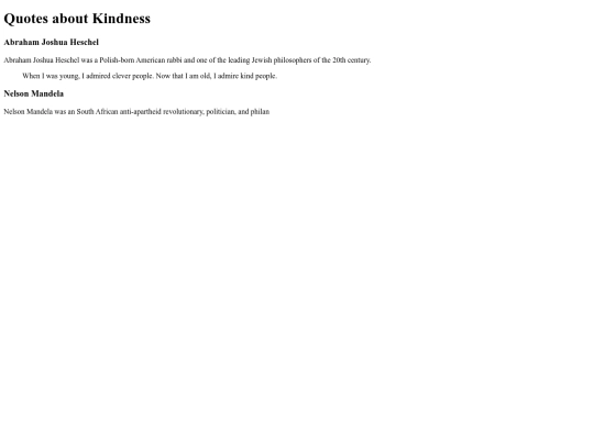 kindness screenshot